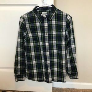 LL. Bean Flannel shirt in Med Petite